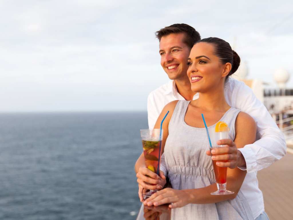 Couple On Luxury Only Cruise