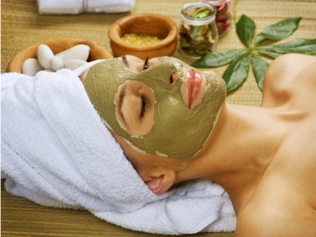 Spa treatment facial